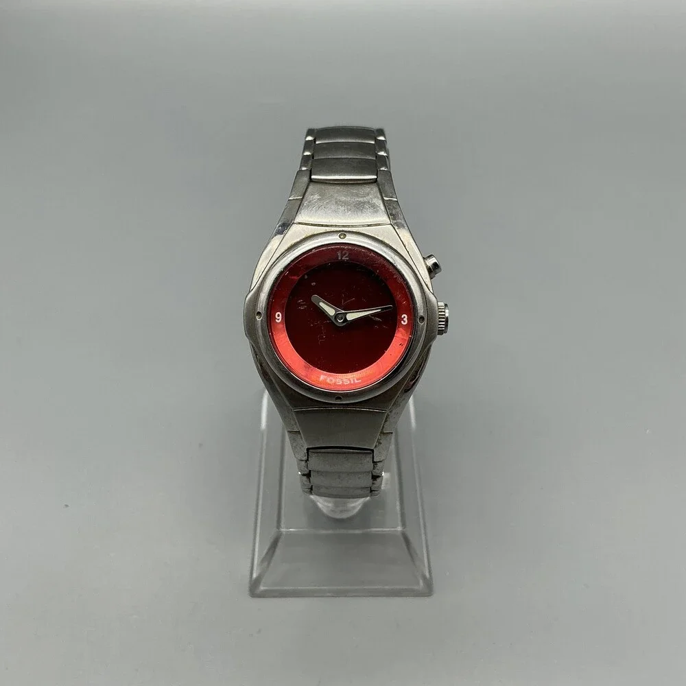 Fossil Kaleido Womens Watch 28mm Oklahoma University Stainless New Battery 6.5